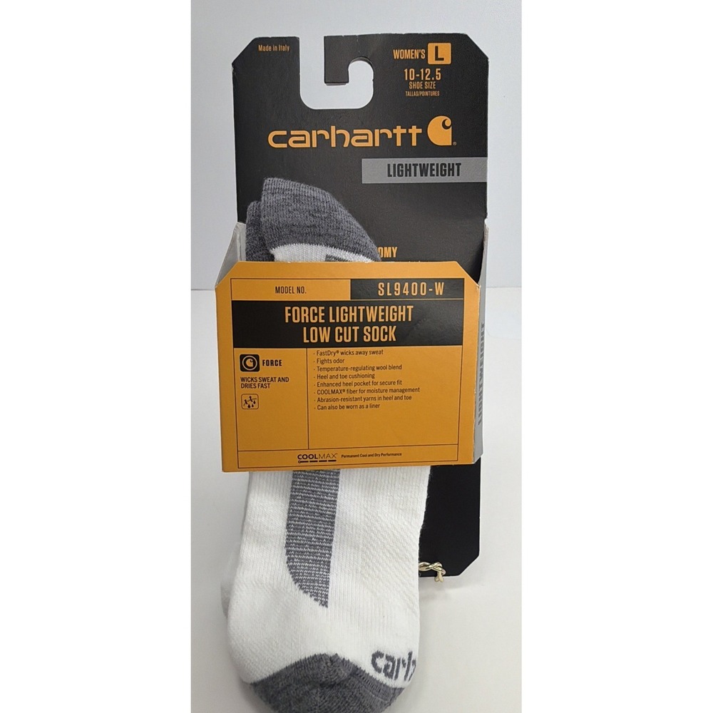 Carhartt Women's SL9400W Women's Force® Grid Lightweight Low Cut Sock